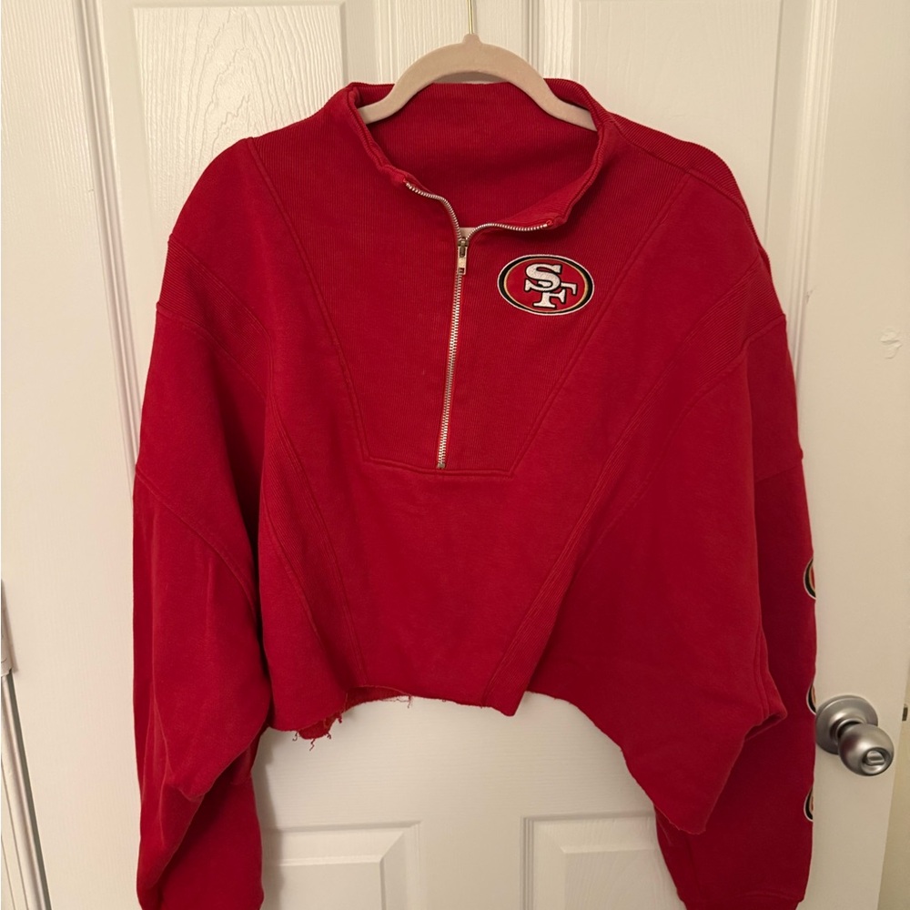 49ers cropped sweatshirt